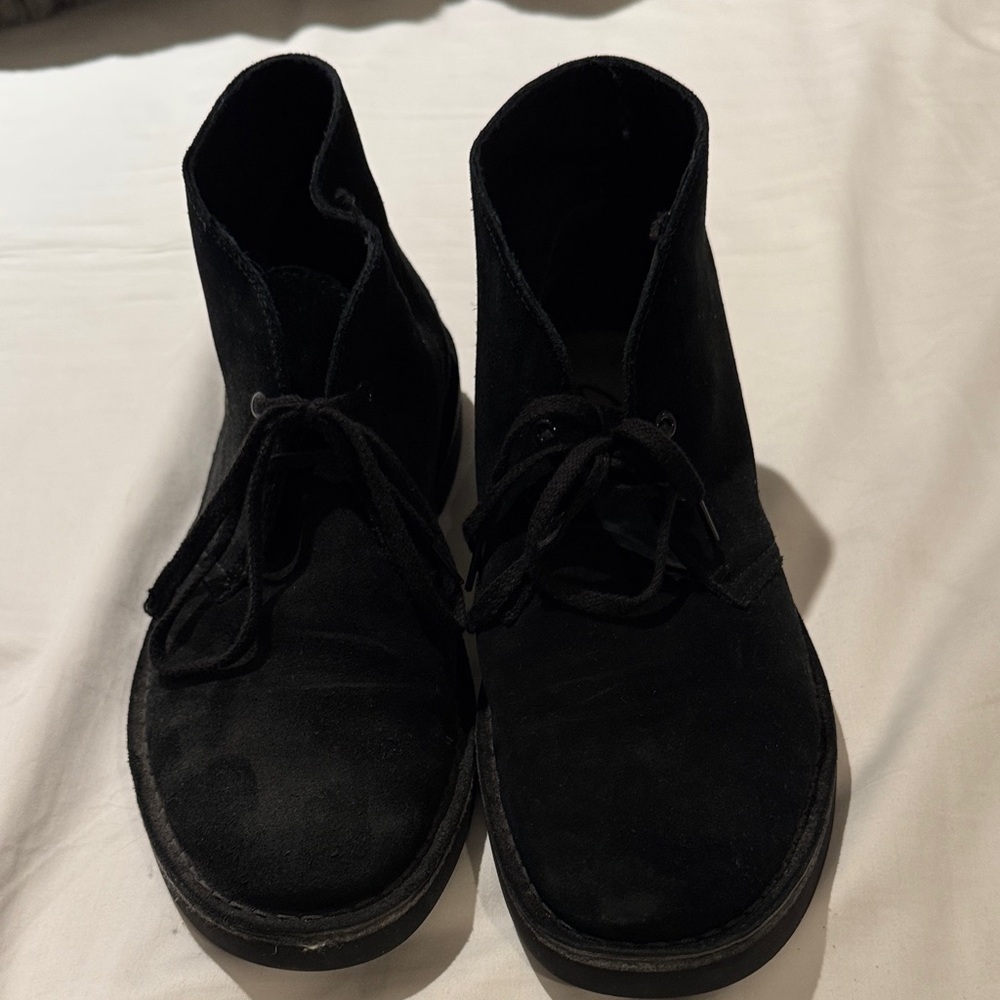 Clarks Black Chukka Boots